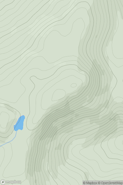 Thumbnail image for Black Craig [Strathyre to Strathallan] showing contour plot for surrounding peak